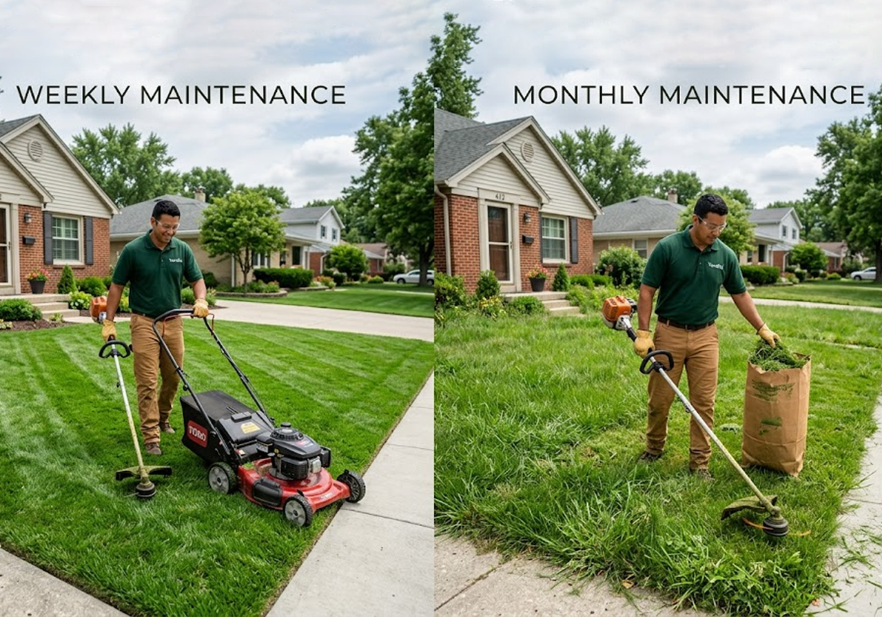 Weekly vs Monthly Lawn Maintenance: Which Is Better?