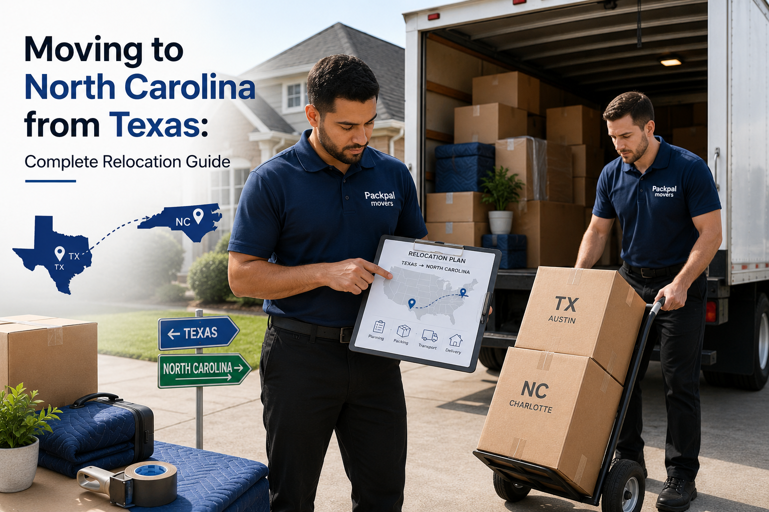 Moving to North Carolina from Texas: Complete Relocation Guide