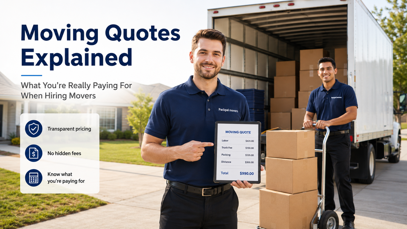 Moving Quotes Explained: What You're Really Paying For When Hiring Movers