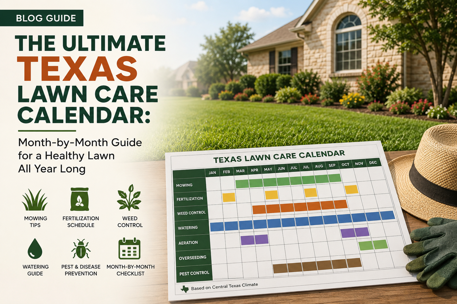 The Ultimate Texas Lawn Care Calendar: Month-by-Month Guide