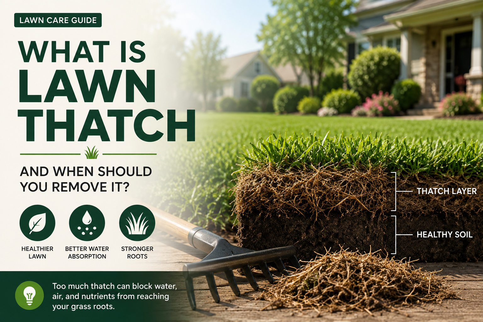 What Is Lawn Thatch and When Should You Remove It?