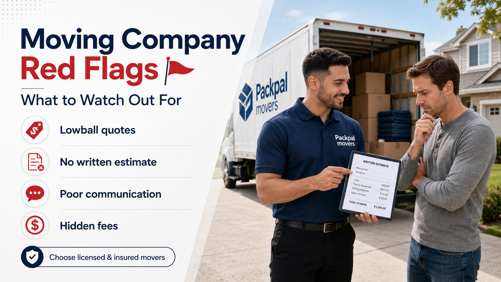 Moving Company Red Flags: What to Watch Out For