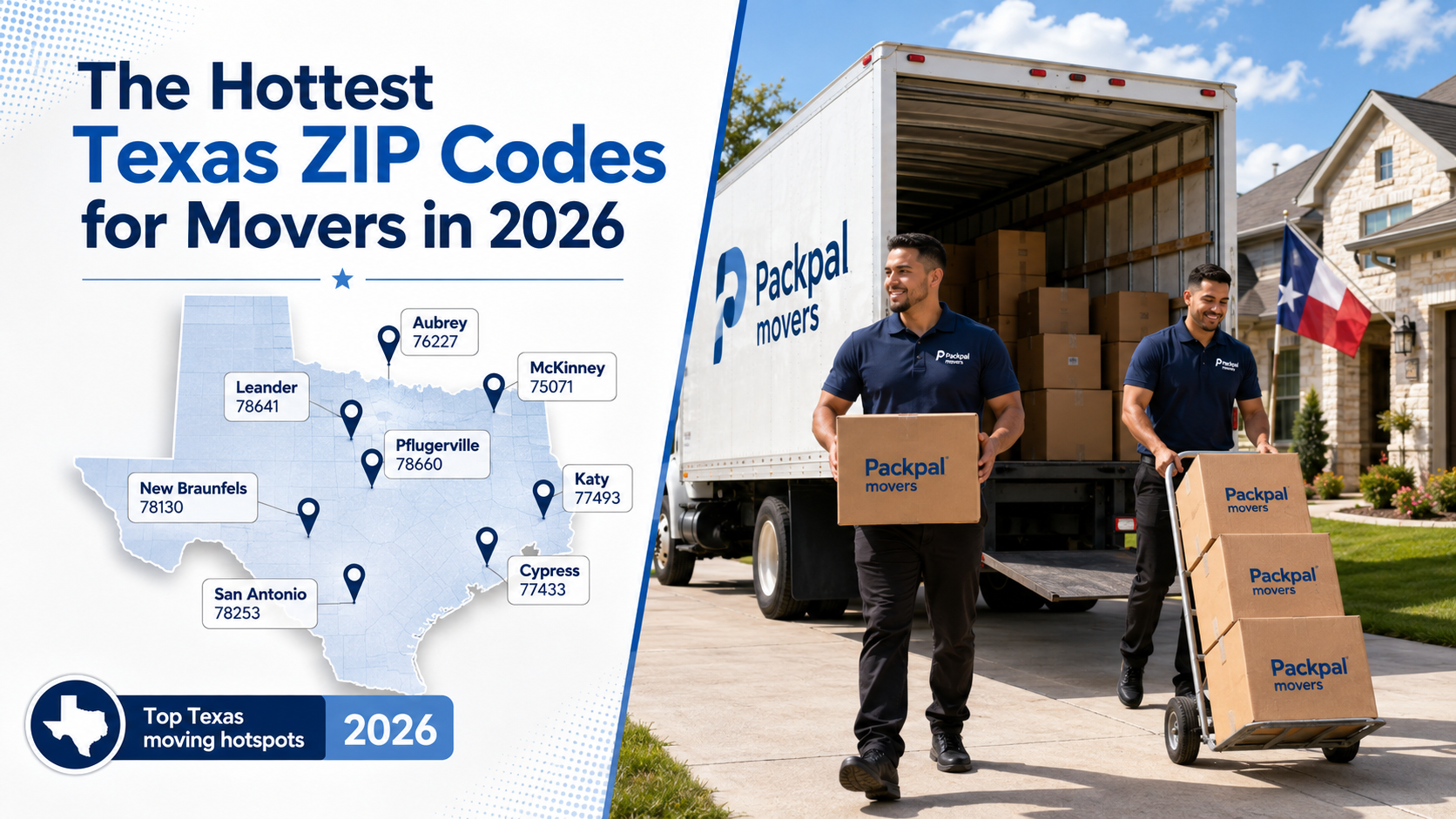 The Hottest Texas ZIP Codes for Movers in 2026