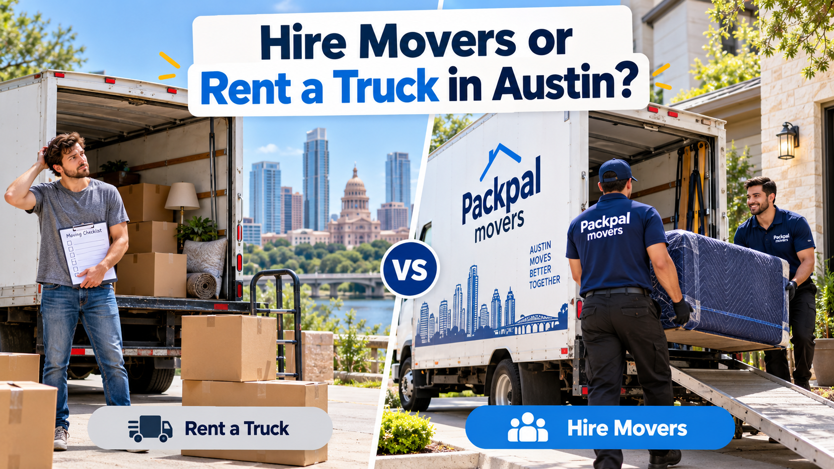 Hire Movers or Rent a Truck in Austin?